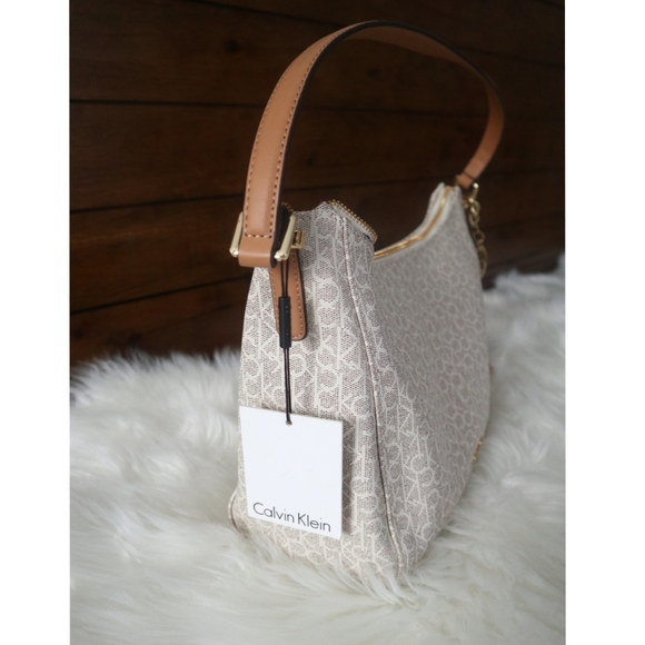 Calvin Klein monogram tassel boho medium bag - Picture 3 of 8